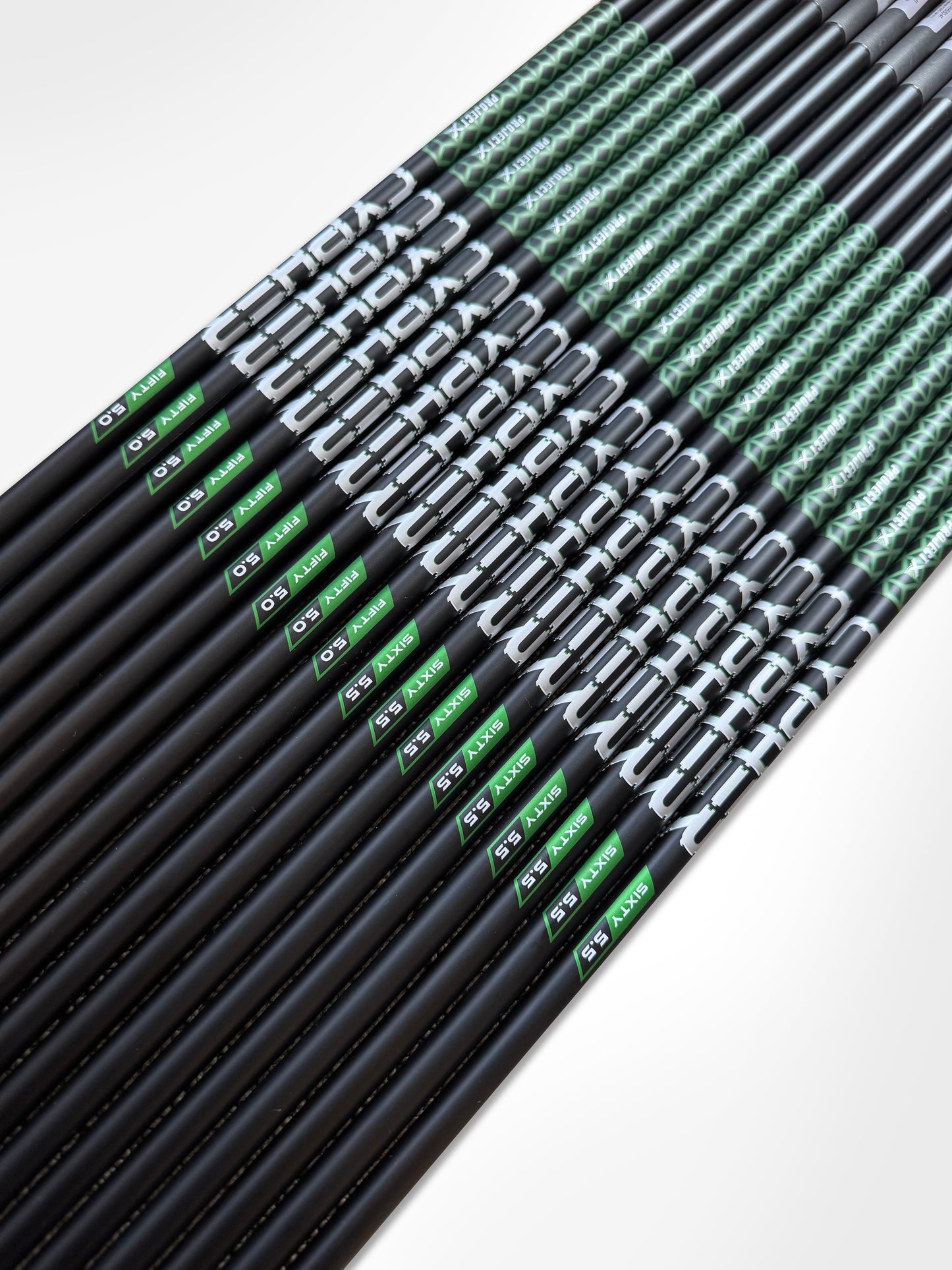 Project X Cypher Green Iron Shafts .370" Parallel Tip
